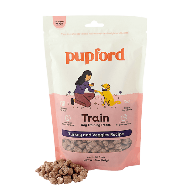Pupford turkey and veggie training treats