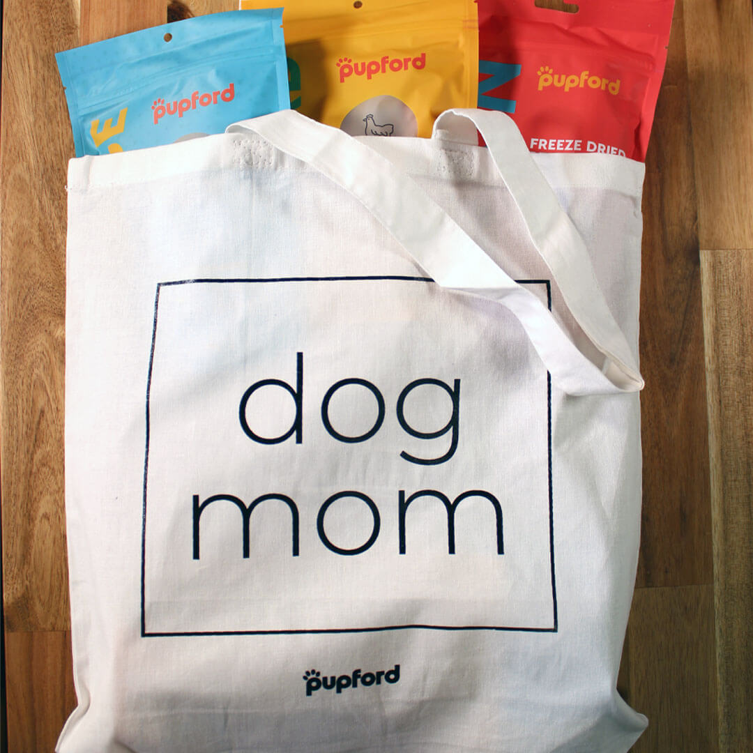 Dog-Mome-Tote-Bag-with-Items-Inside | Pupford 