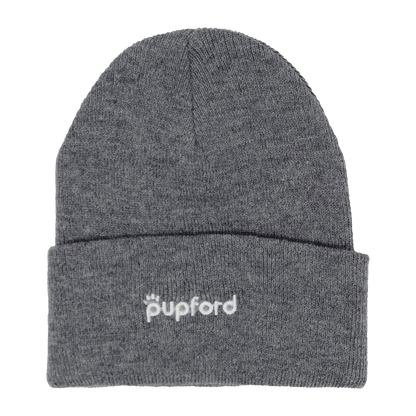 Gray-Pupford-Beanie-Front | Pupford 