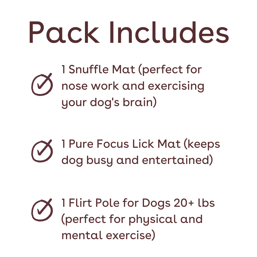 large dog enrichment pack inclusions
