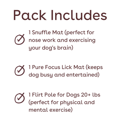 large dog enrichment pack inclusions