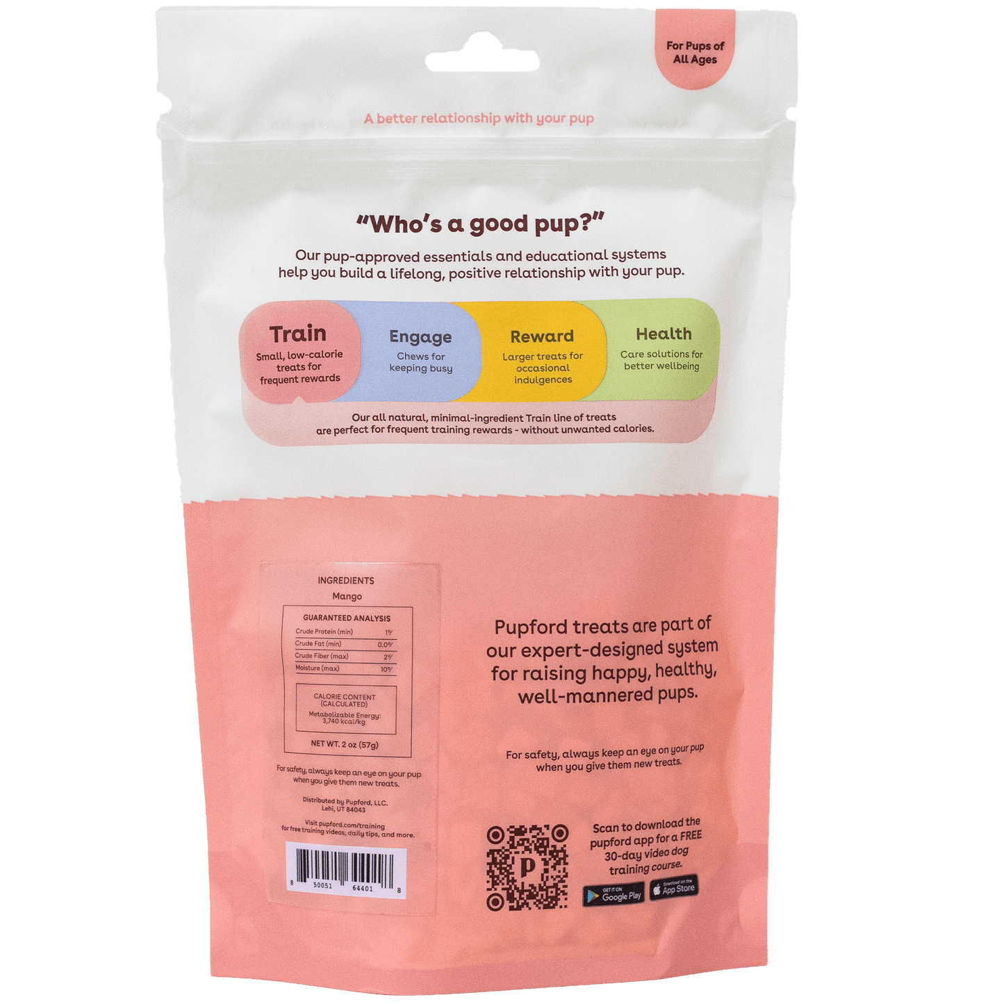 Freeze Dried Mango Training Treats Ingredients | Pupford