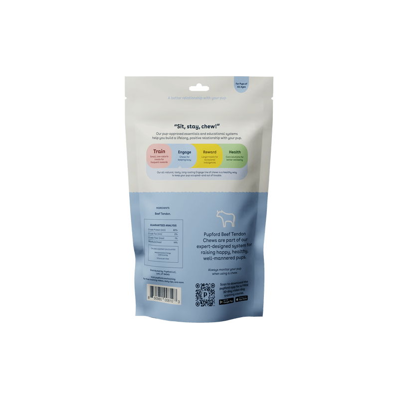 Standard Beef Tendon Dog Chew Nutritional facts image