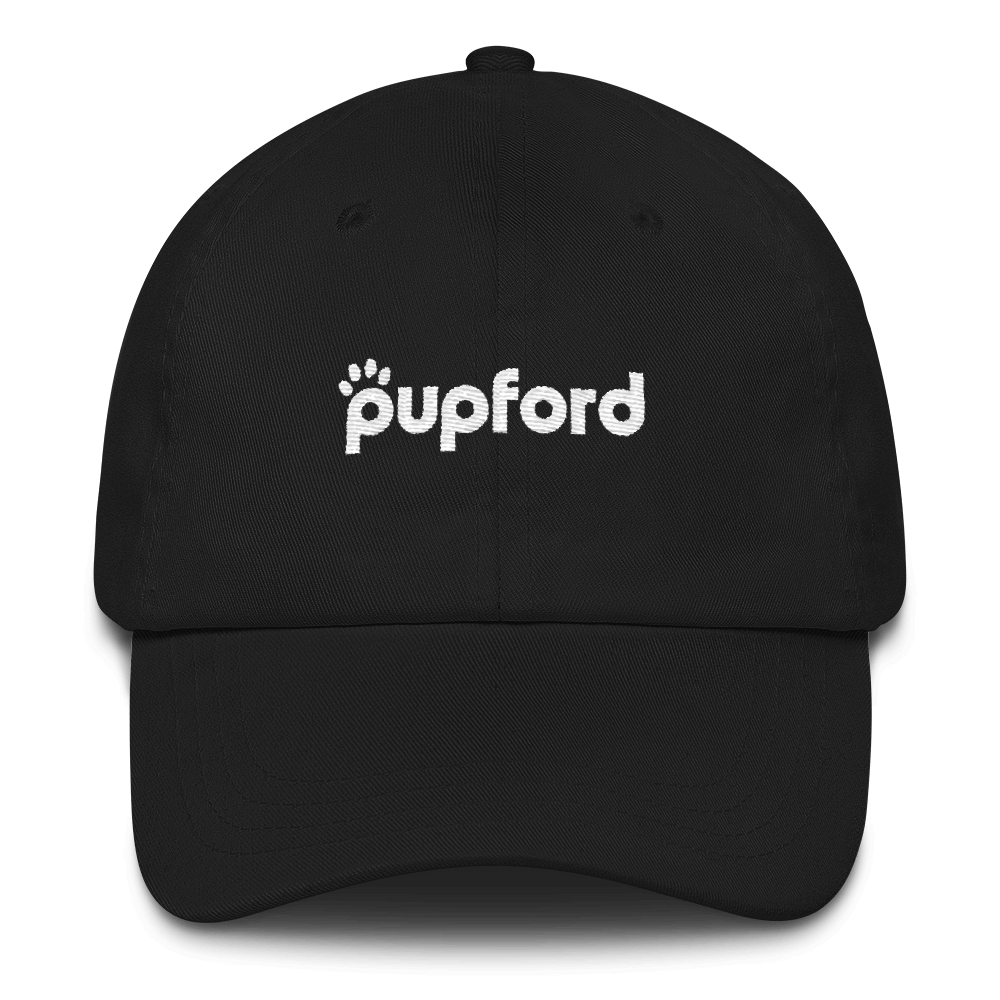 pupford dad hat black front | Pupford 