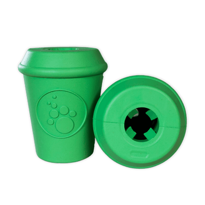 coffee cup enrichment toy