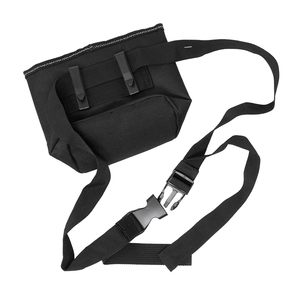 training treat pouch back with belt loop and clip | Pupford 