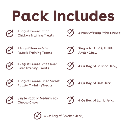 medium dog great pack inclusions
