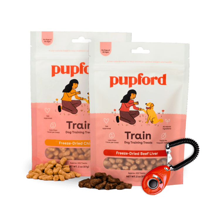 2 oz training treat variety pack with clicker | Pupford