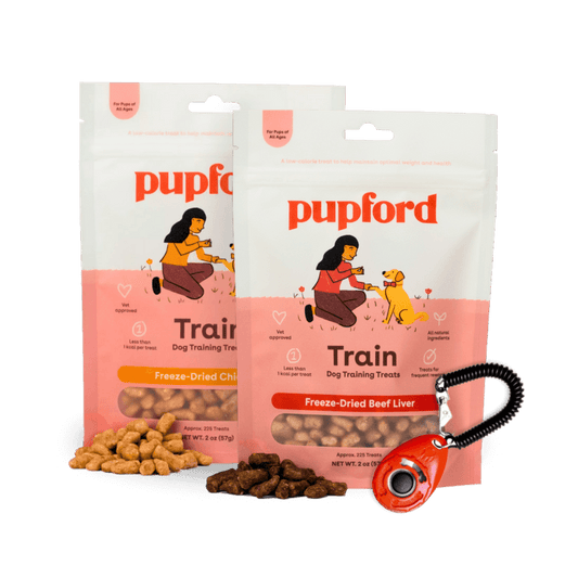 2 oz training treat variety pack with clicker | Pupford
