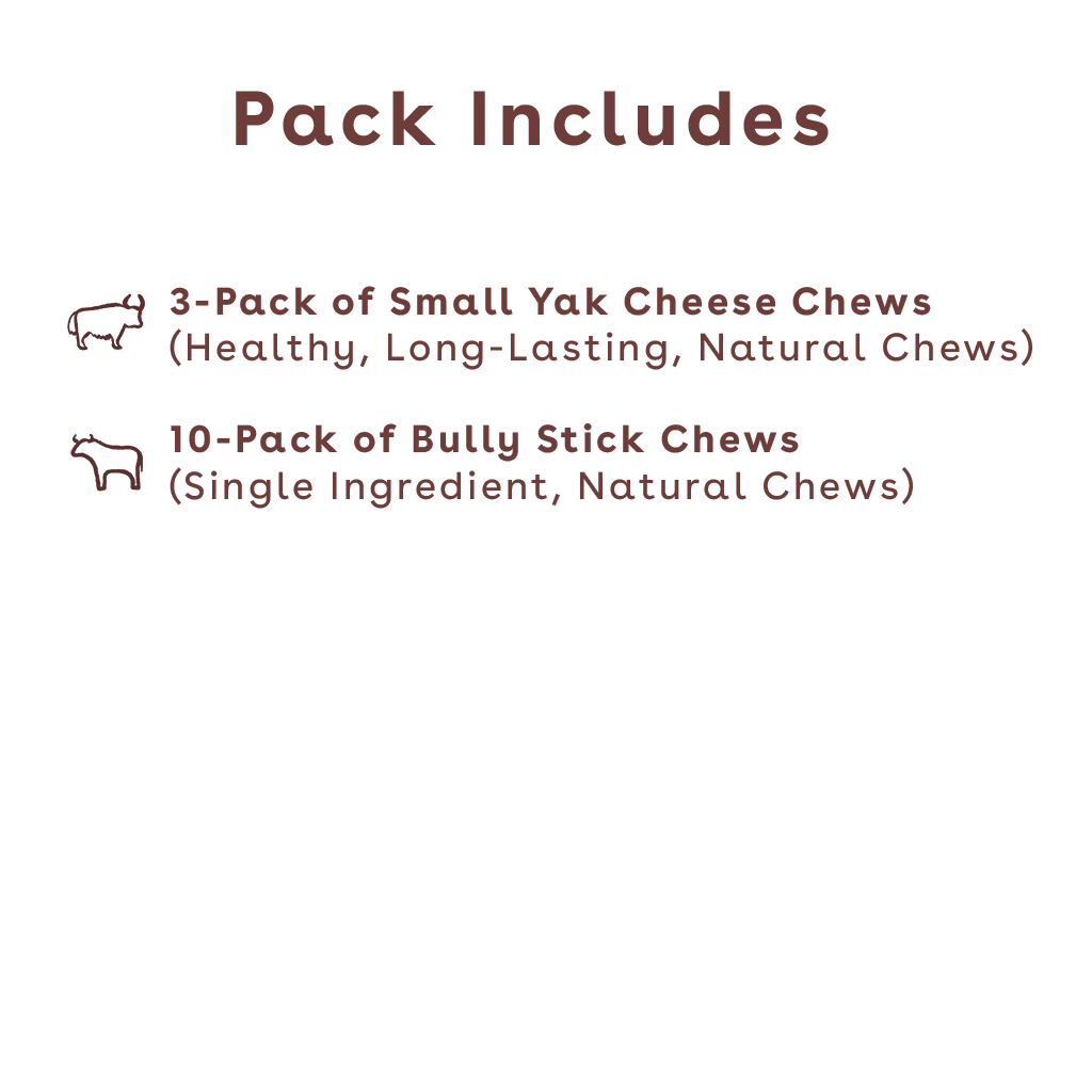 whats included in the puppy and small dog tasty chew pack | Pupford 