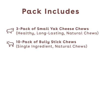 whats included in the puppy and small dog tasty chew pack | Pupford 