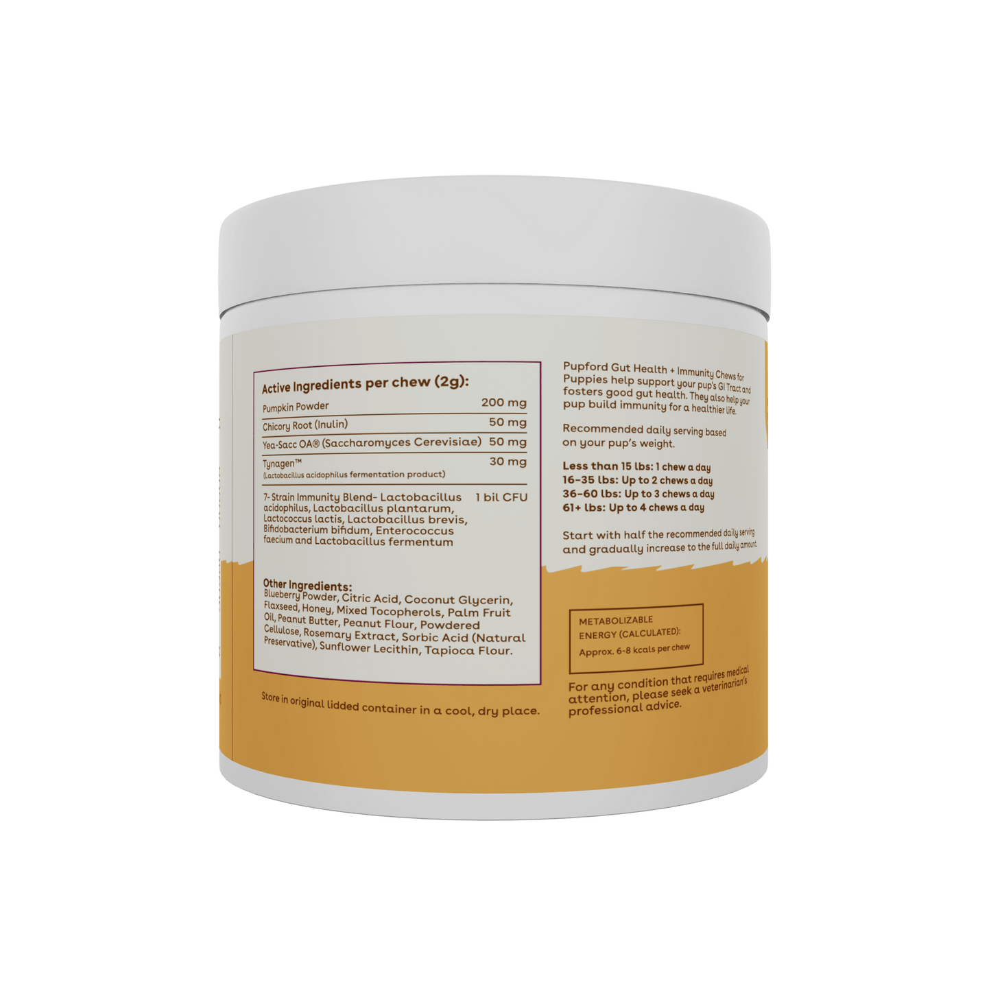 gut health and immunity supplement side
