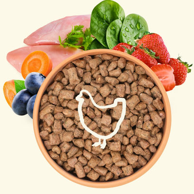 Freeze-Dried Raw Dog Food - Chicken Recipe - Descripción