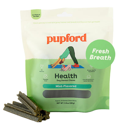 dental chews for dogs that help freshen breath | Pupford