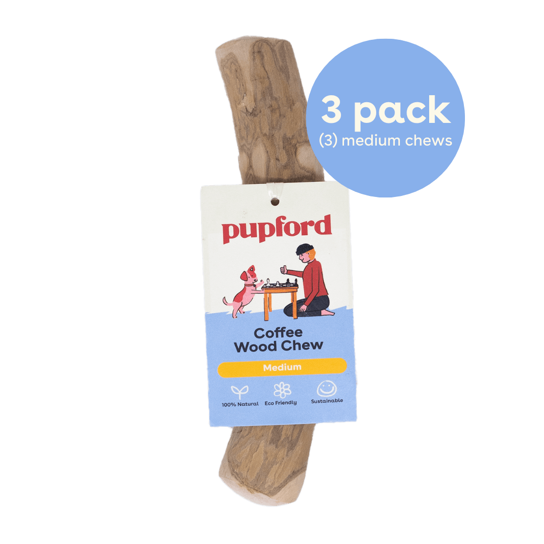 Coffee Wood Dog Chew Medium 6-8"