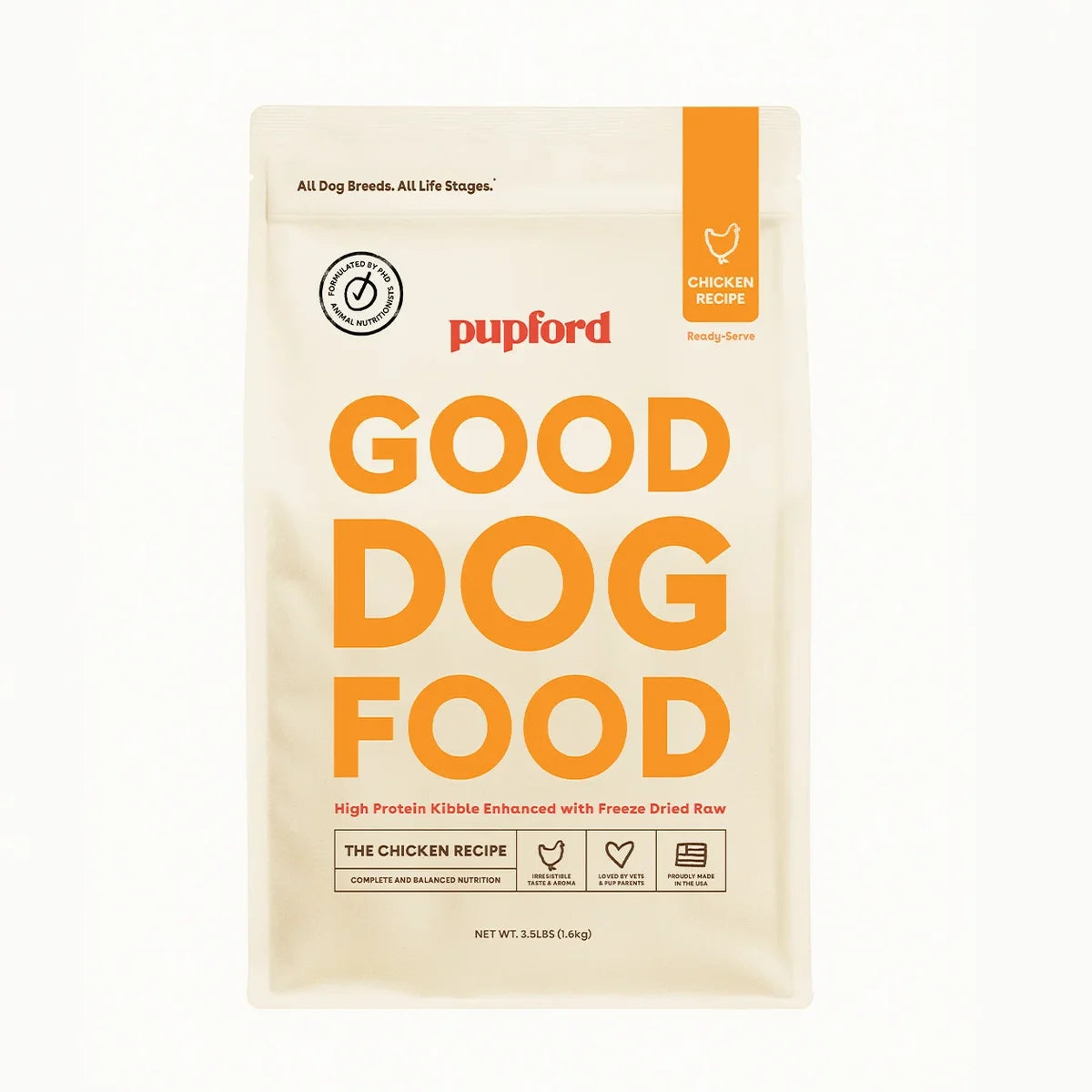 Chicken Kibble + Freeze-Dried Good Dog Food