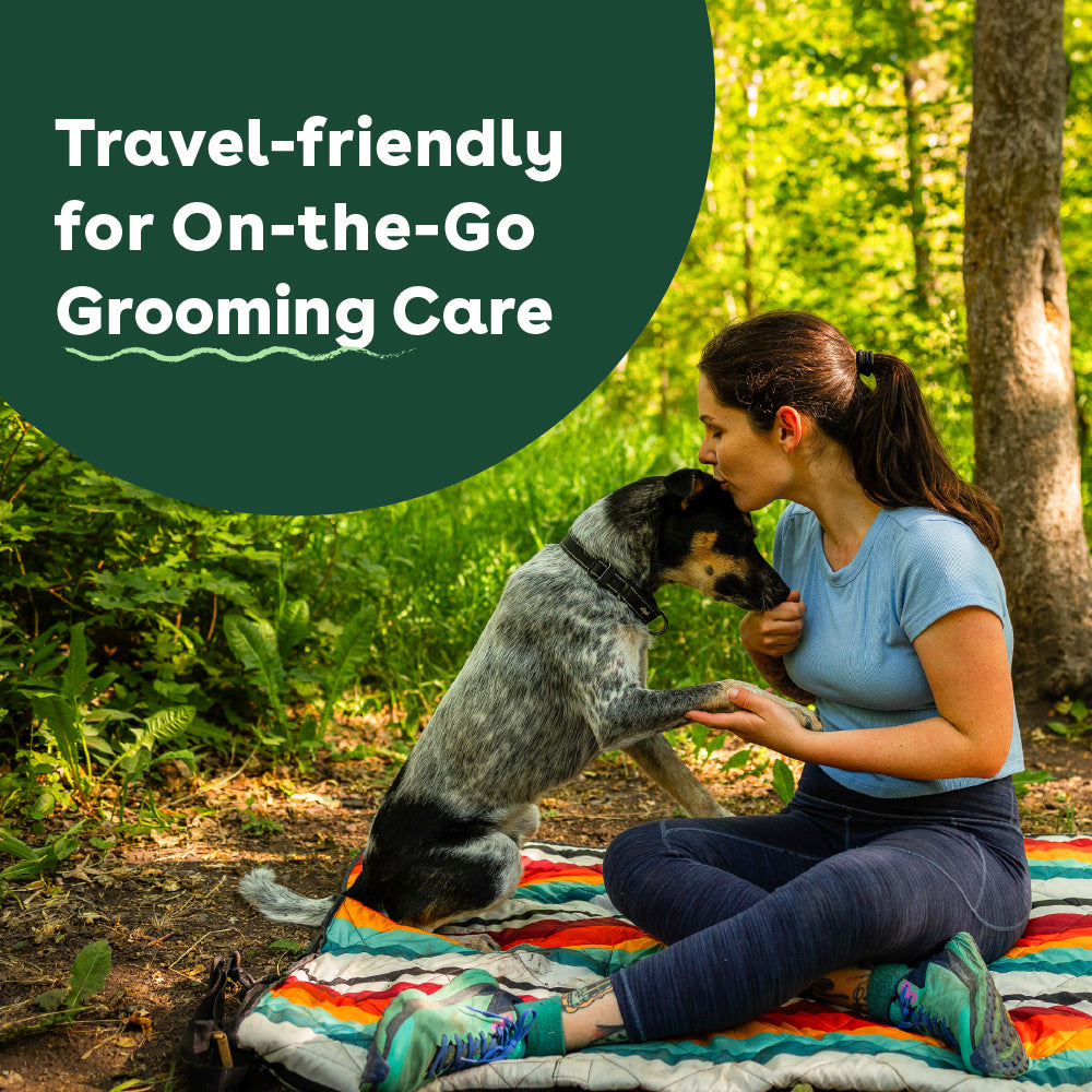 travel friendly dog shampoo bottle for grooming on the go | Pupford